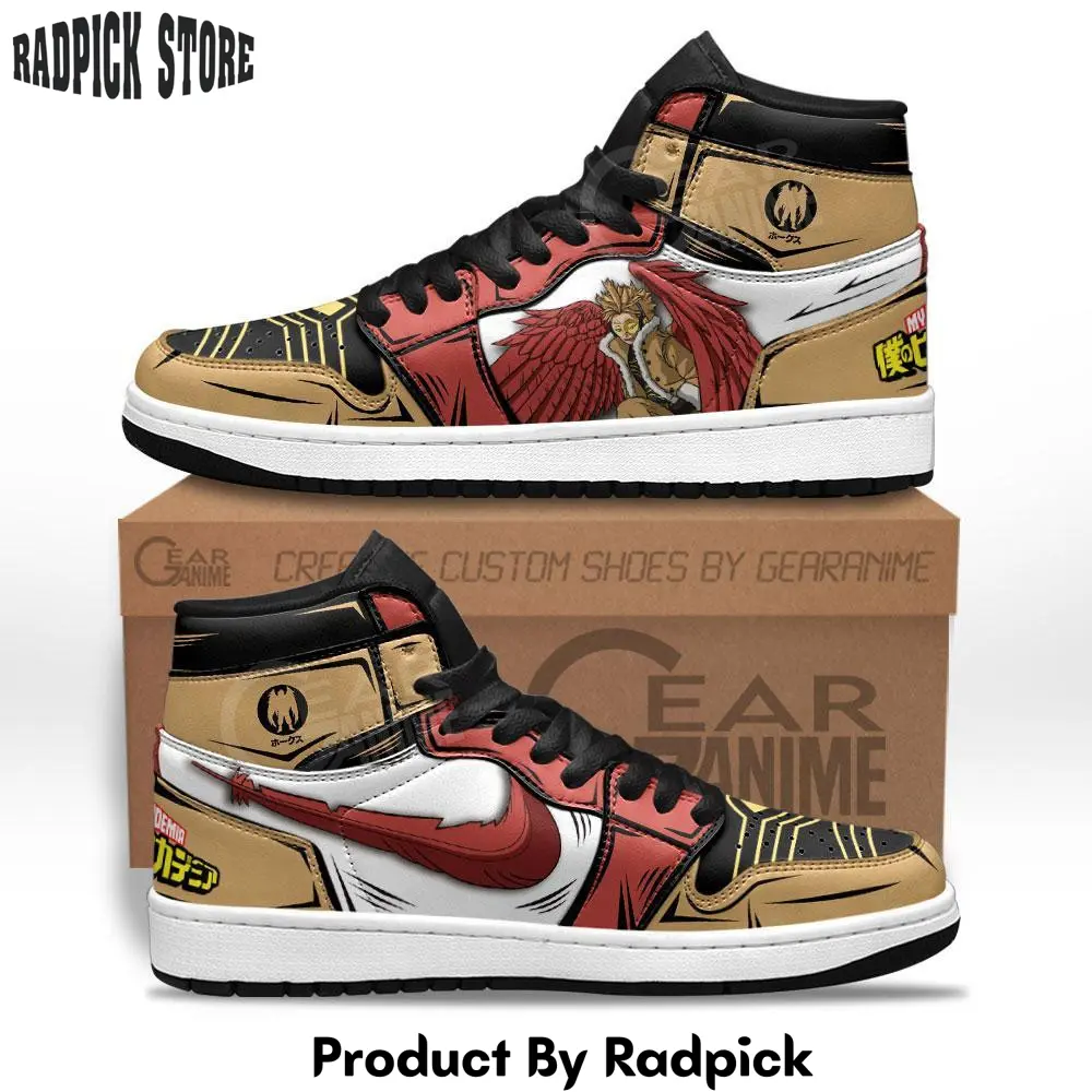 Hawks air jordan high top sneakers anime mn27  rp0246540